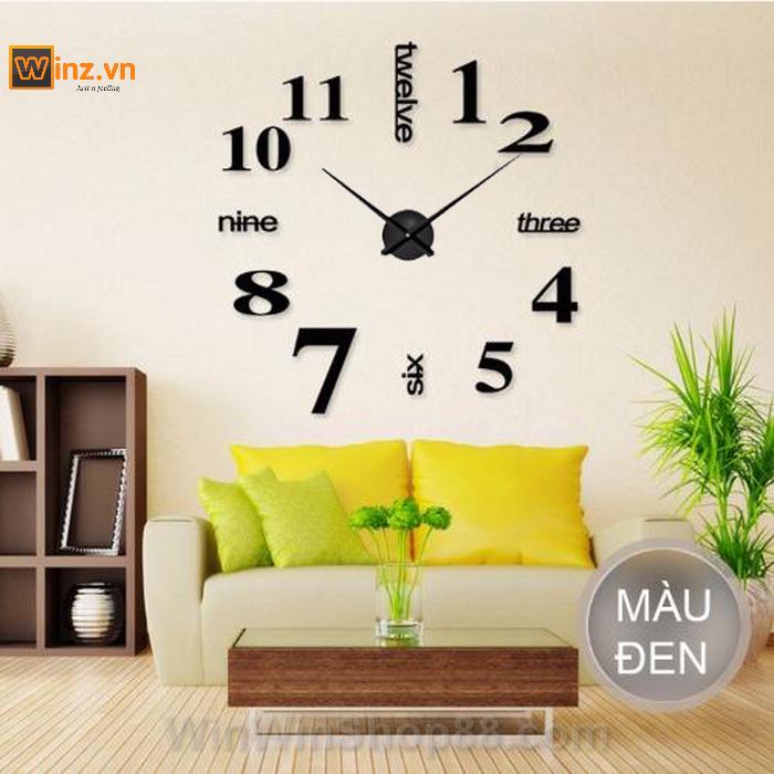 [HCM]Đồng hồ dán tường tự tạo DIY V.3