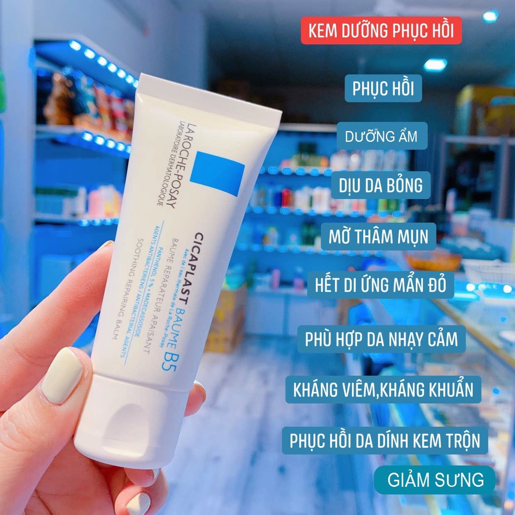 [Hàng Pháp] Kem dưỡng LaRoche Posay Cicaplast Baume B5