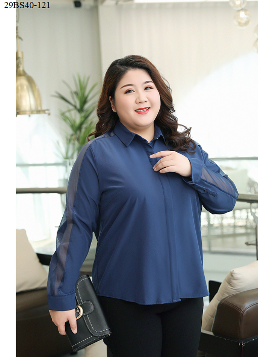 áo sơ mi phối tay lưới trung niên bigsize