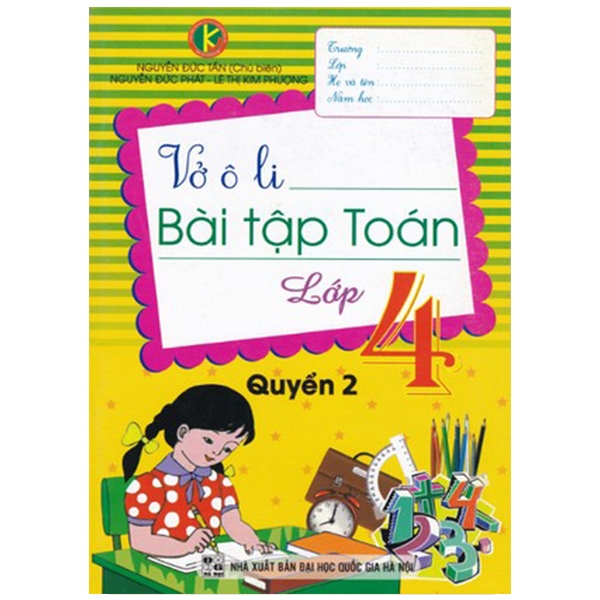 Fahasa - Vở Ô Li Bài Tập Toán Lớp 4 - Quyển 2