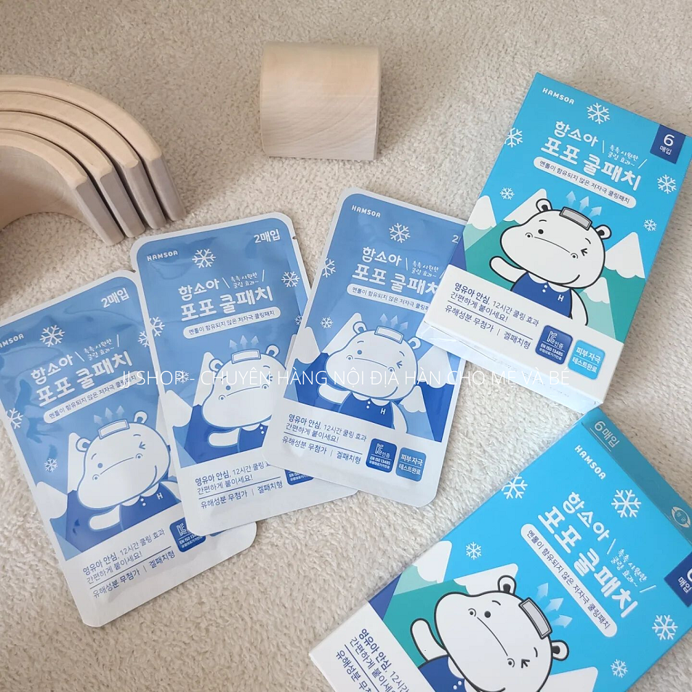 Miếng Dán Hạ Sốt HAMSOA Cho Bé Hàn Quốc [Có Bill]