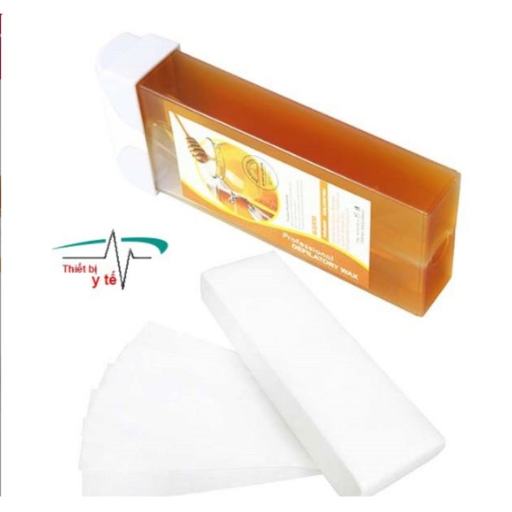 Bộ sáp wax lông nóng + 100 tờ giấy wax lông
