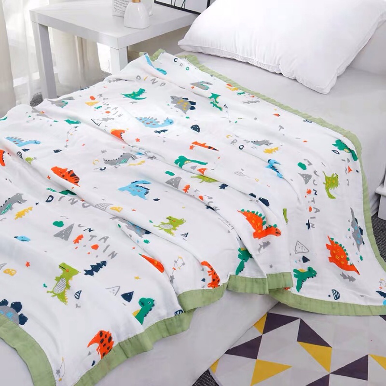 [HCM]Chăn xô aden sợi tre 120x120cm