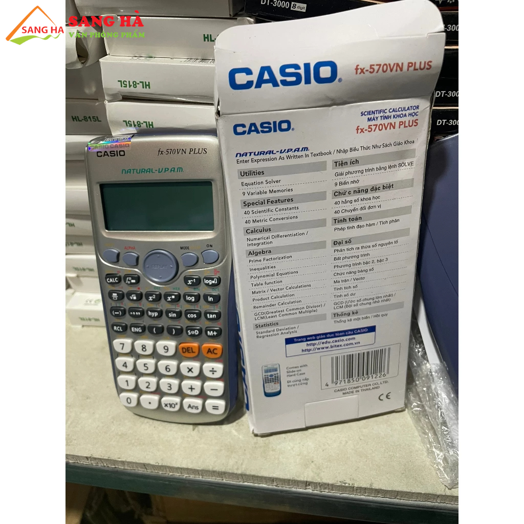 Máy tính học sinh fx-570vn plus - hàng thái lan