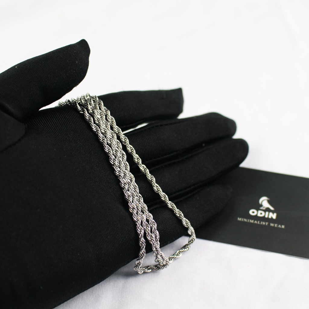 Dây chuyền dạng Rope (Dây thừng) - Thép Titanium 316L - ODIN