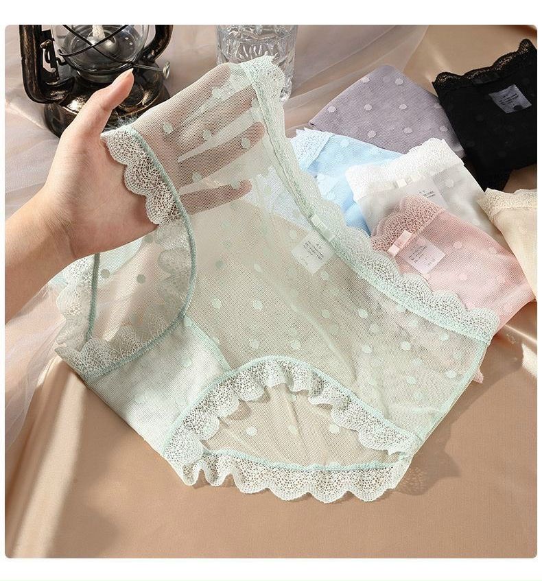 SÉT 5 Quần lót ren nữ sexy, đồ lót gợi cảm không thể thiếu cho nàng, chất liệu ren mềm mại xuyên thấu đệm lót kháng khuẩn