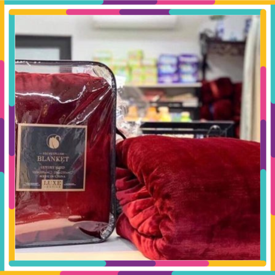 [Type 1 - Weighs 2.2 kg] High Quality Rabbit Fur Blanket