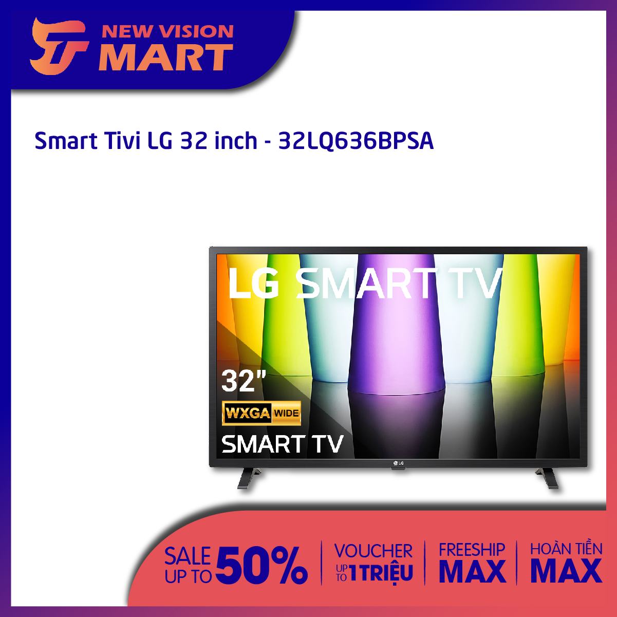 Smart Tivi Lg 32 Inch 32Lq636Bpsa Độ Phân Giải Full Hd Bộ Xử Lý Ai Α5 Thế Hệ 5 Thinq Ai & Webos