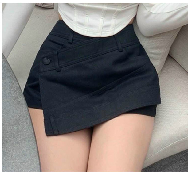 Chân Váy Ngắn Đắp Tà C012