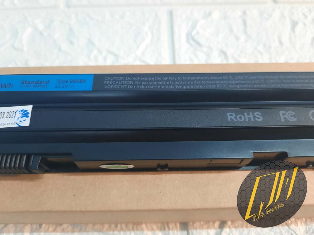 Pin laptop Dell Latitude E6420 E5420 E5520 E6430 E6440 E6520 E6530 6cell Điện áp 10.8V Dung tích 5200mAh