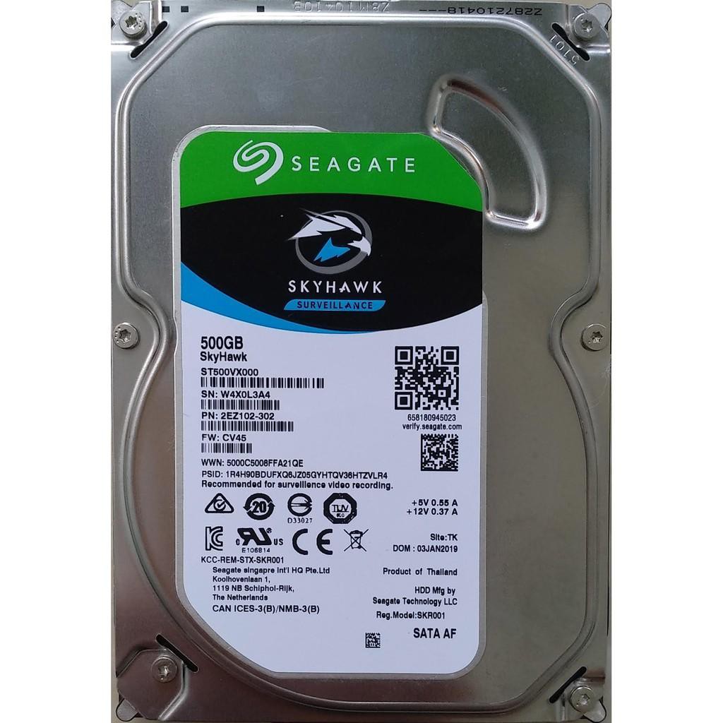 Ổ cứng HDD SEAGATE 500GB SKYHAWK ( Bảo hành 24 tháng)