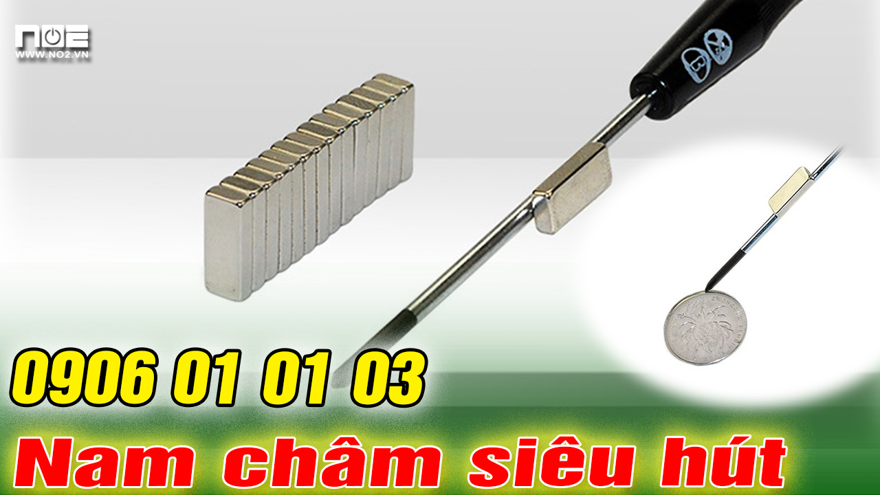 Combo 3 cục Nam châm gắn đầu tovit SIÊU HÚT