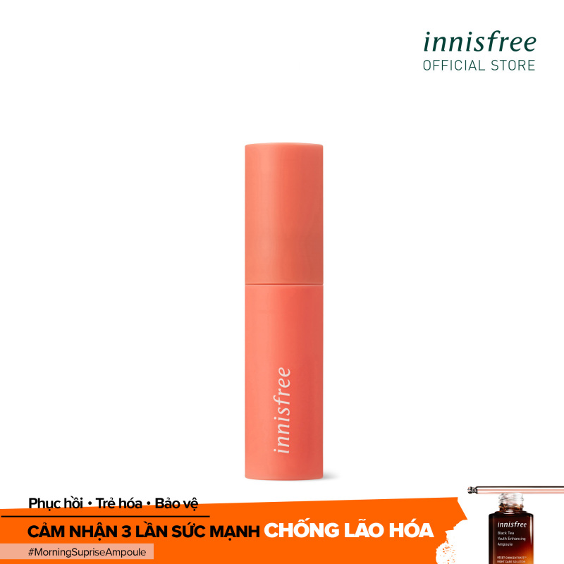 Son môi lâu trôi dạng kem Innisfree Vivid Cotton Ink #16 Cream Apricot Coral 4g giá rẻ