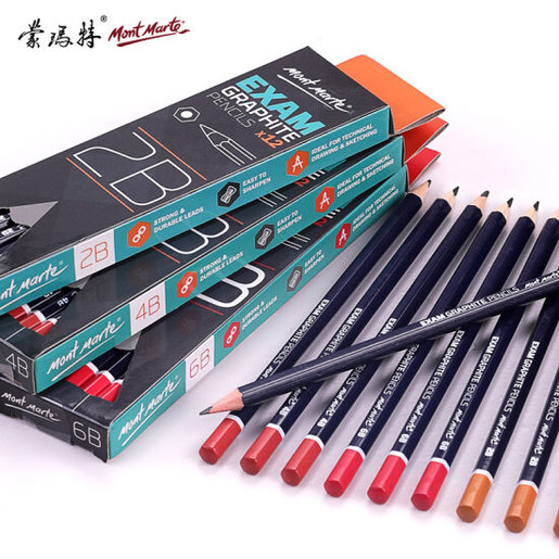 Bút chì phác thảo Bút chì viết Mont Marte (Bán lẻ chiếc)