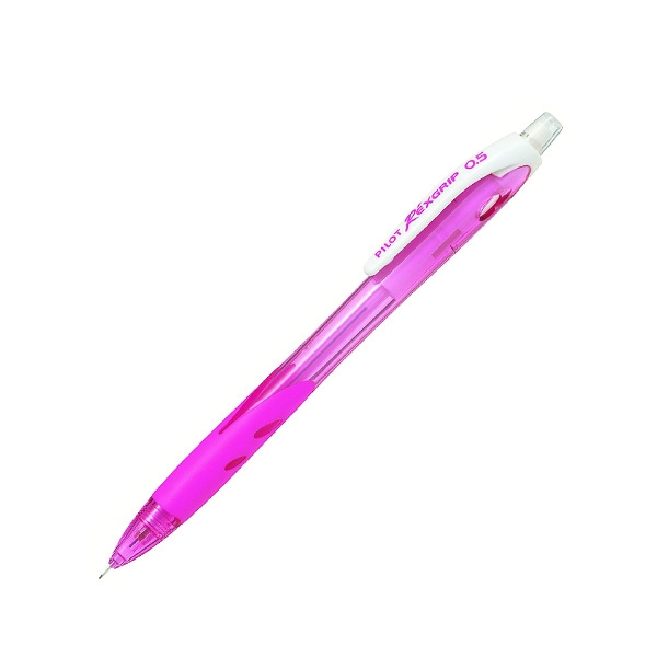 Bút chì bấm pilot rexgrip 0.5mm - màu hồng