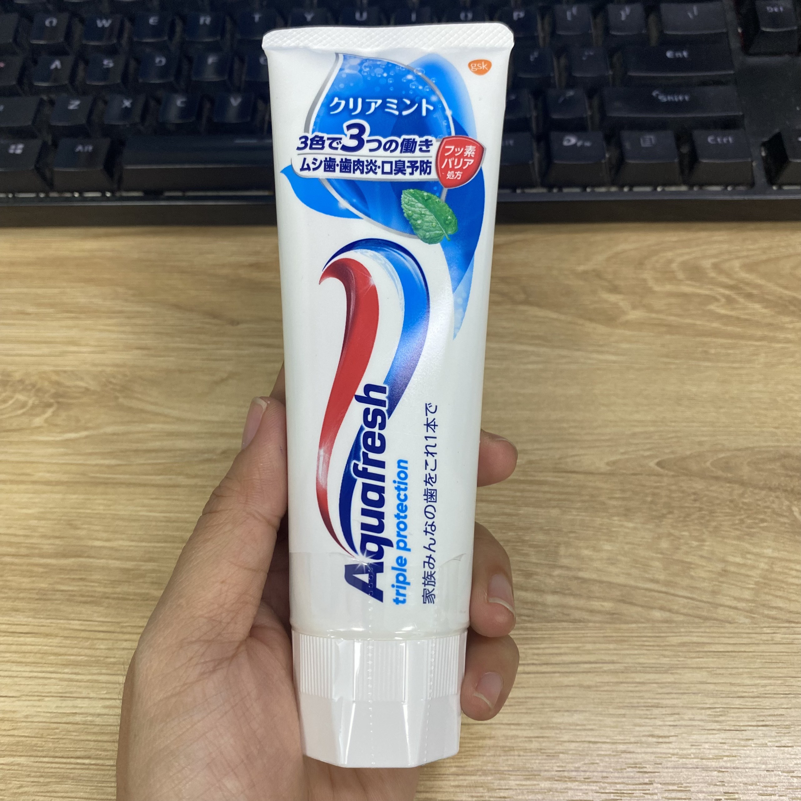 Aquafresh Japan Toothbrush - Triple Protection Cavity Cool Mint Toothbrush