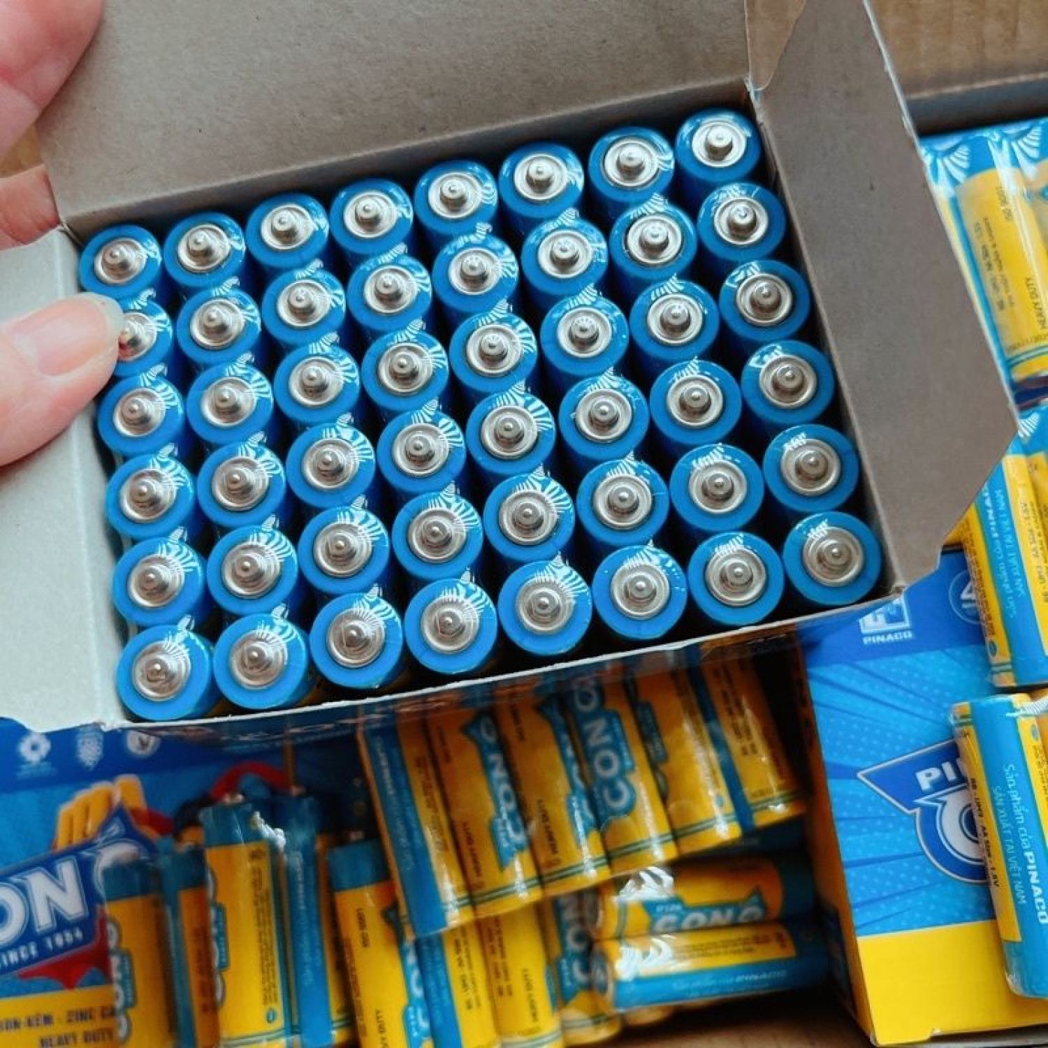 Hộp pin AA Con Ó 48 viên mẫu mới