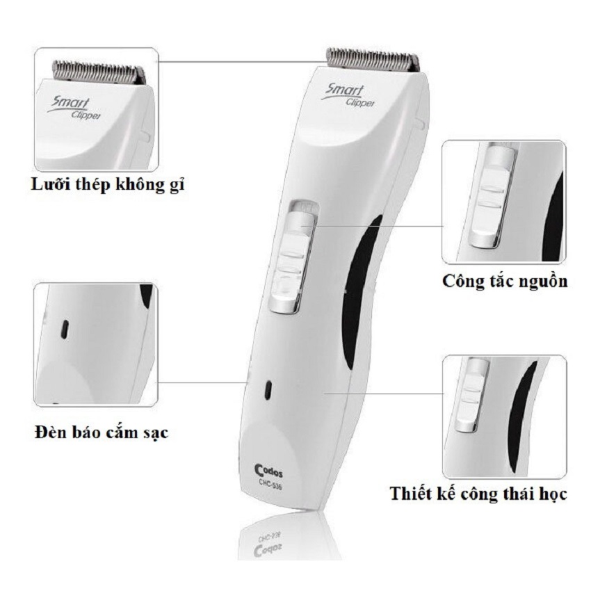 Tông Đơ Cắt Tóc cho bé | Tông Đơ Codos CHC 536 | Tăng Đơ Hớt tóc trẻ em