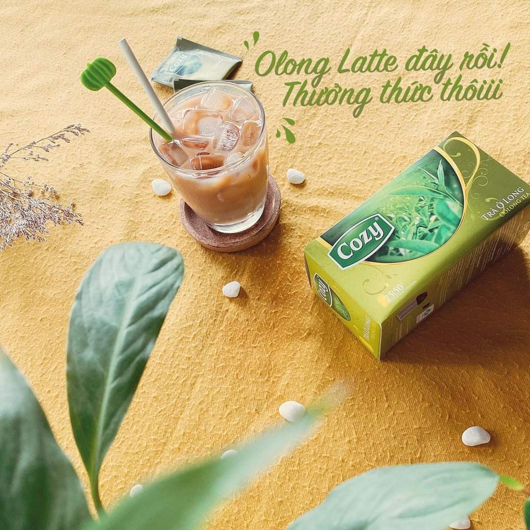 Trà Cozy Olong (2g*25 túi) - Nguyên Vật Liệu Pha Chế - Cloud Mart