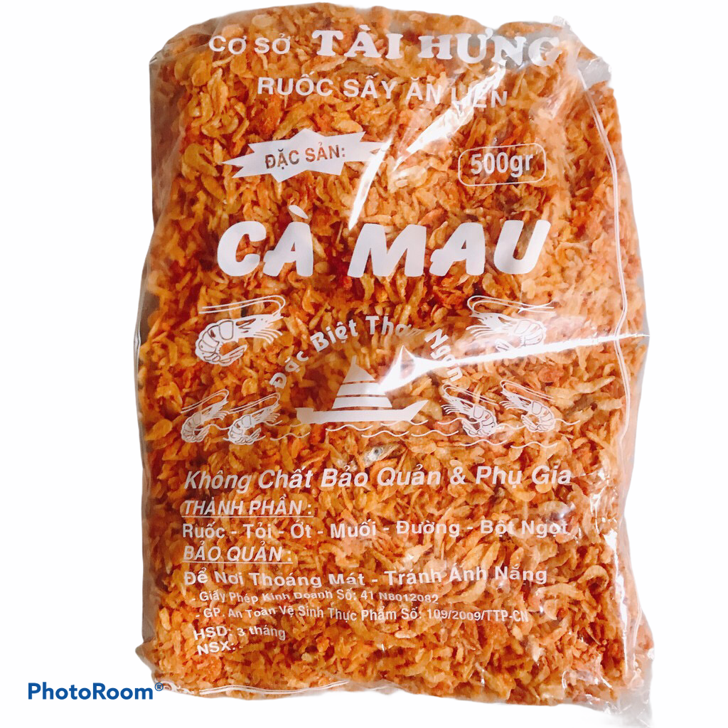 (GIA VỊ BÁNH TRÁNG) Ruốc sấy ăn liền CÀ MAU đặc biệt thơm ngon