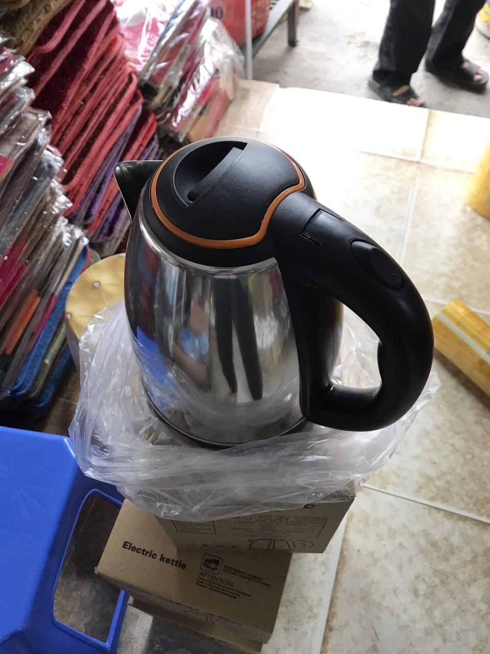 Ấm siêu tốc, Bình Đun Nước Siêu Tốc 1,8L inox, Ấm siêu tốc Electric Kettle 1,8l