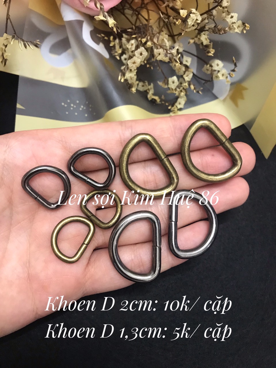 PK túi: Khoen D và càng cua