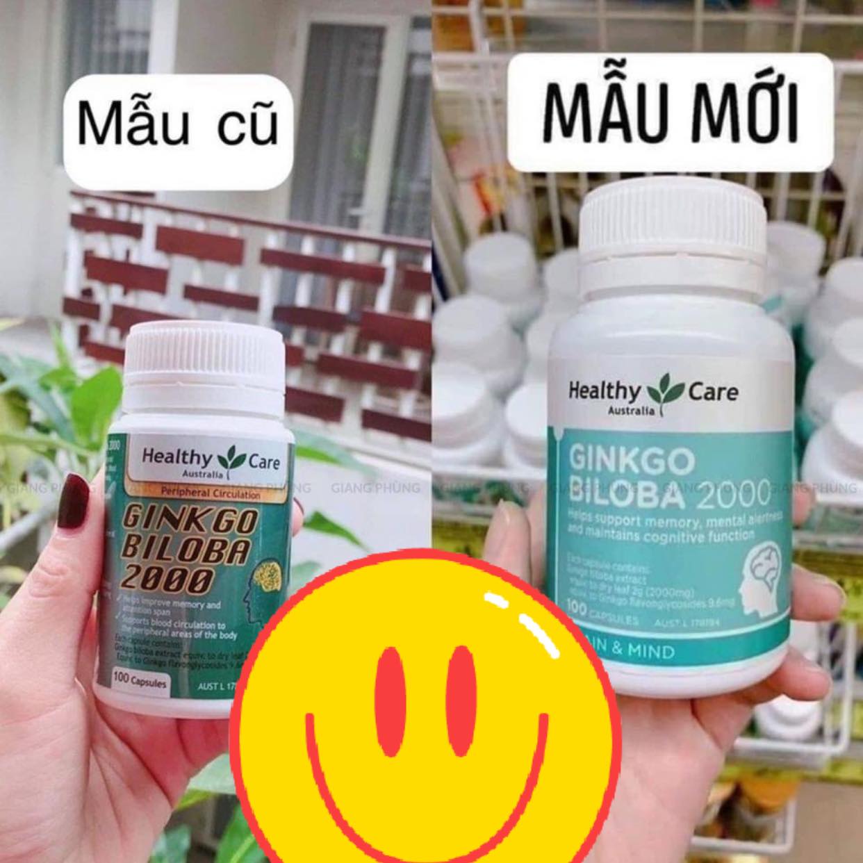 Bổ não Ginkgo 2000 Heathycare