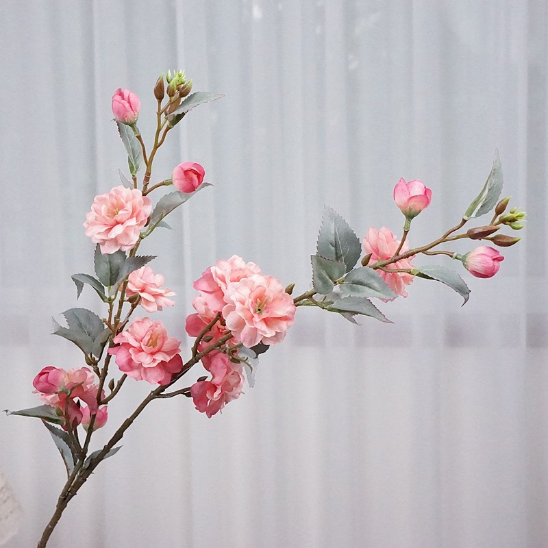 Hoa Trà dài 90cm, Hoa Đào Nhật loại đẹp 024