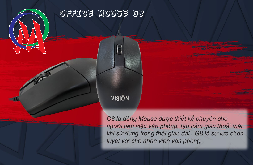 [HCM][Bảo hành 12 tháng 1 đổi 1] Chuột Có Dây Vision G8