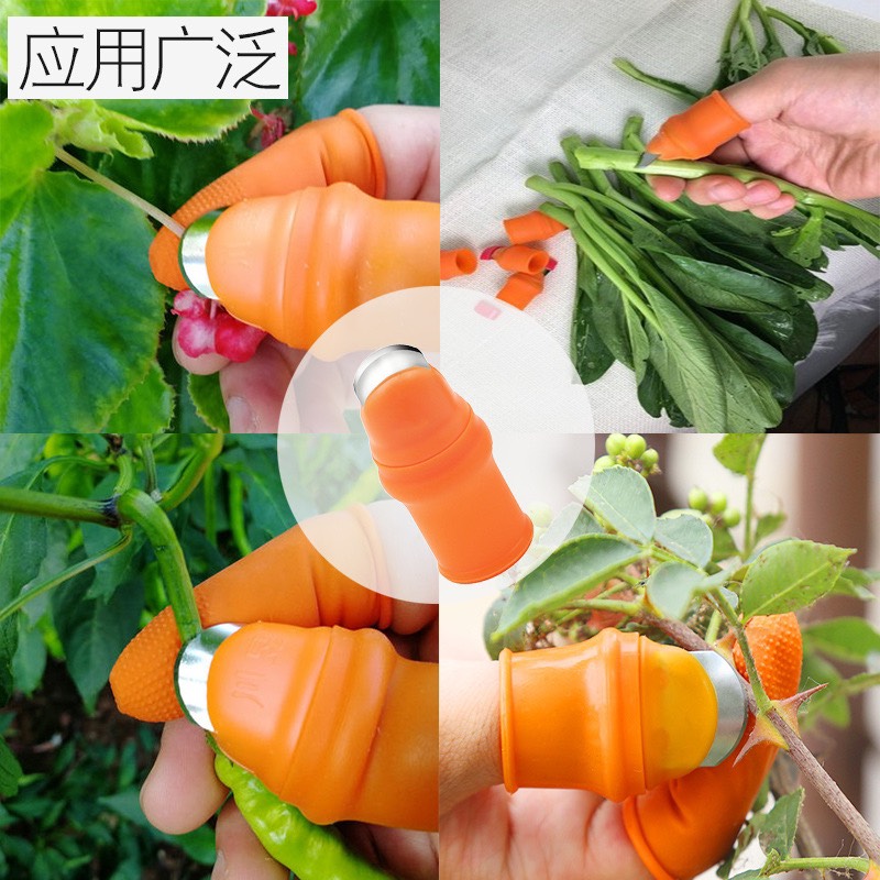 Bộ dao ngón tay cắt rau silicon đa năng