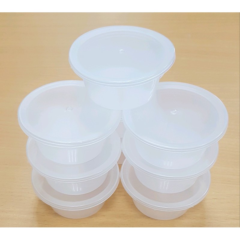 [HCM]50 Hộp Nhựa Làm Bánh Flan