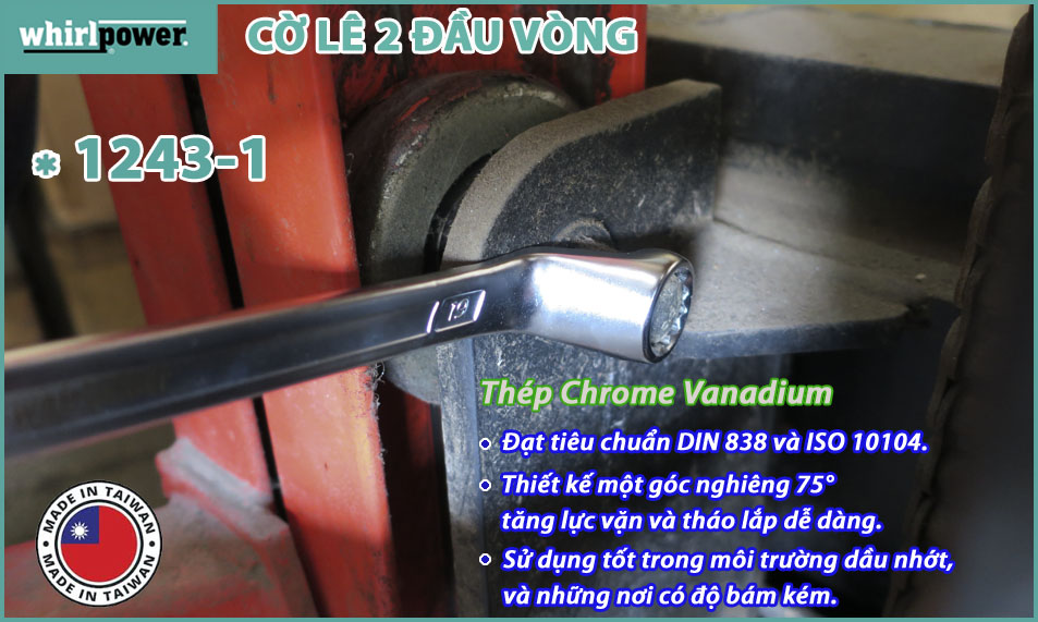 Cờ lê 2 đầu vòng Whirlpower