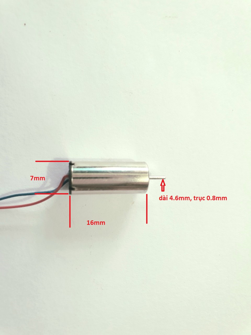 Bộ 4 motor corless 716 trục 0.8mm siêu khỏe