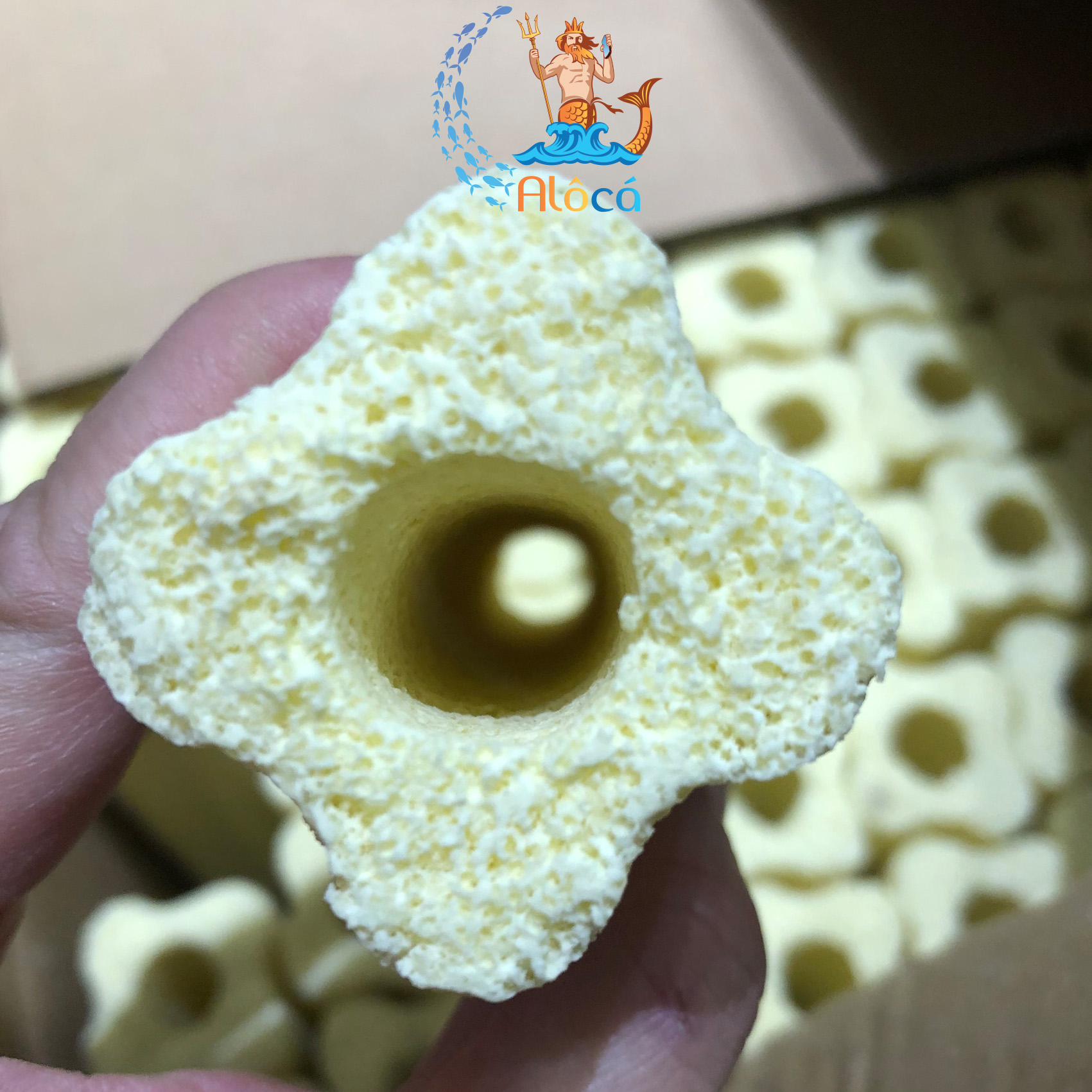 Sứ thanh hoa mai loại 2 Jinshen 4x16 cm lọc nước cho bể cá cảnh