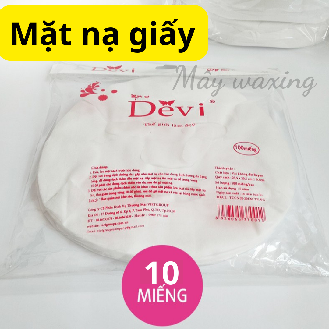 Mặt nạ giấy khô 10 miếng( lột mụn, đắp mặt nạ)