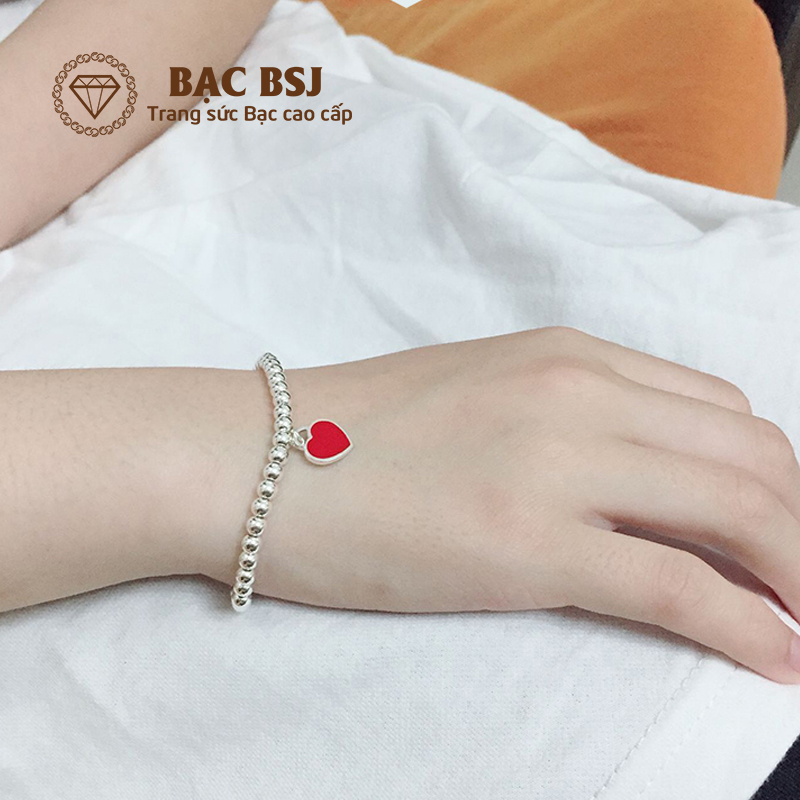 Lắc tay nữ Bạc S925 cao cấp. Bạc BSJ - LTNU01