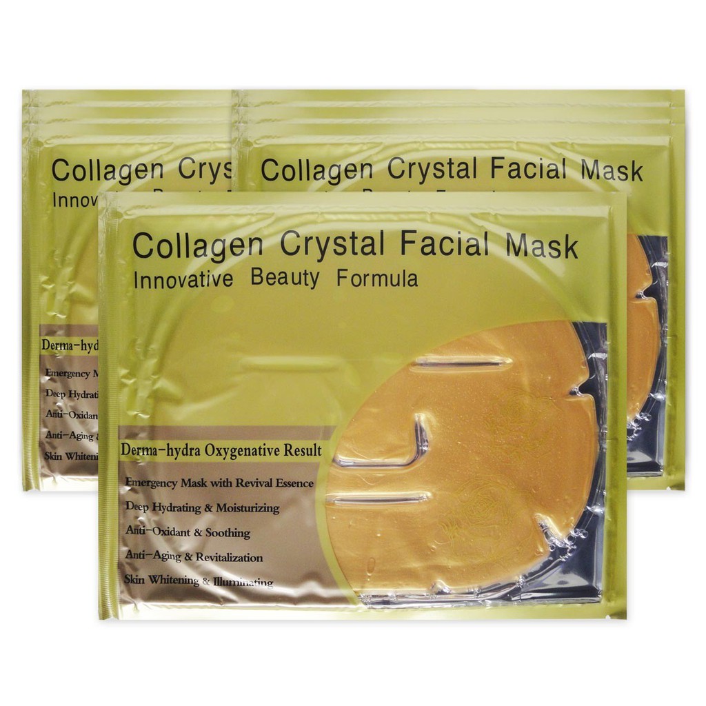 [COMBO] 10 MẶT NẠ COLLAGEN Vàng Trắng (combo2m-25k, combo 5m 55k, combo 10m-100k,  combo 20m- 185k)