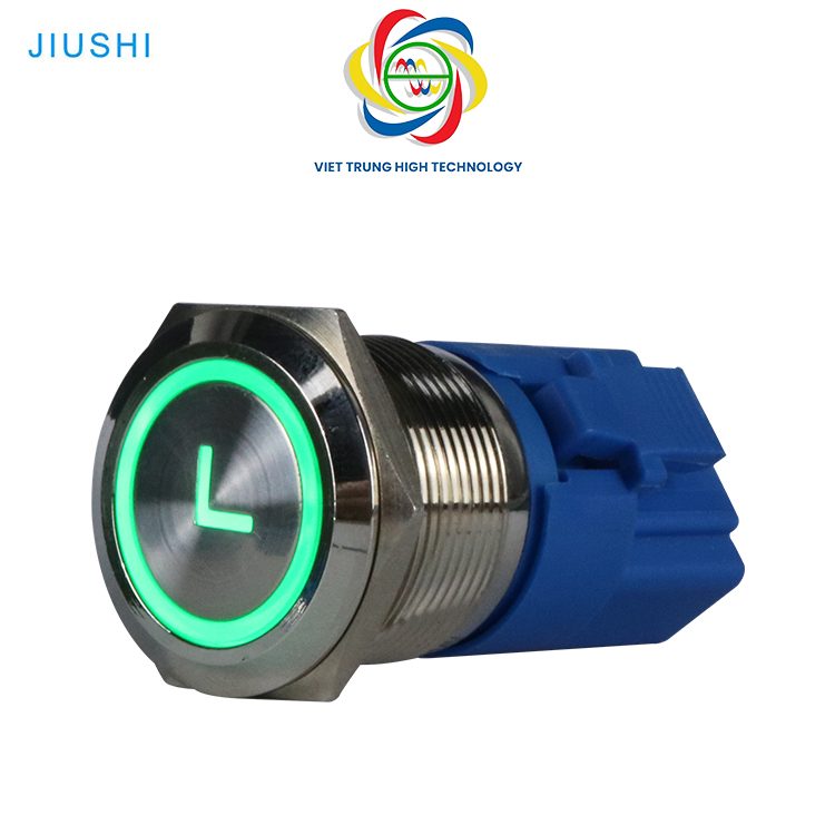Push button metal pointer up down left ø22 have LED lights 24v waterproof | push button release | momentary switches