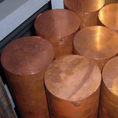 Đồng Thau Thanh Tròn Màu Đỏ