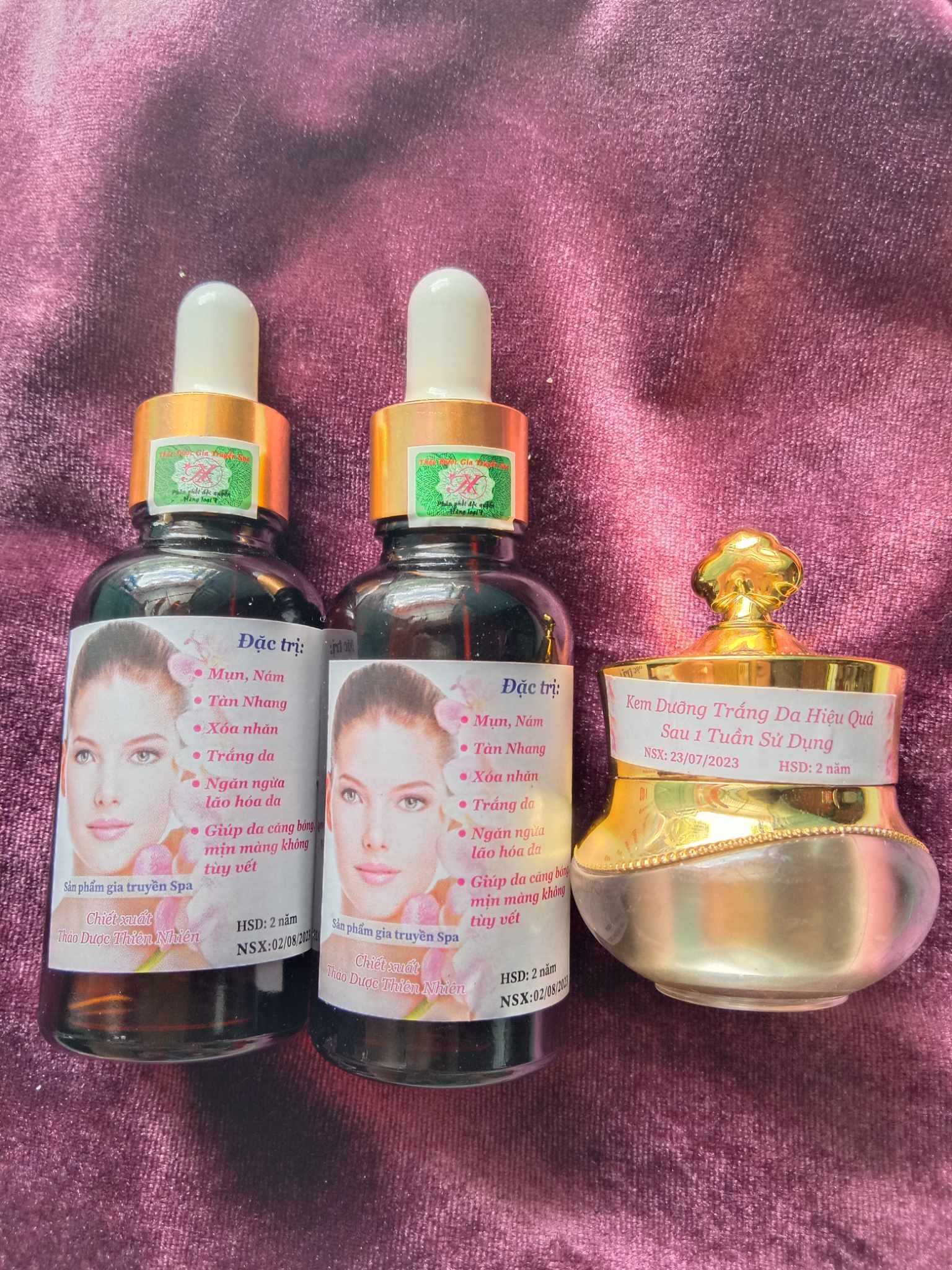 COMBO 3: 2 Serum Tái Tạo + 1 Kem Dưỡng