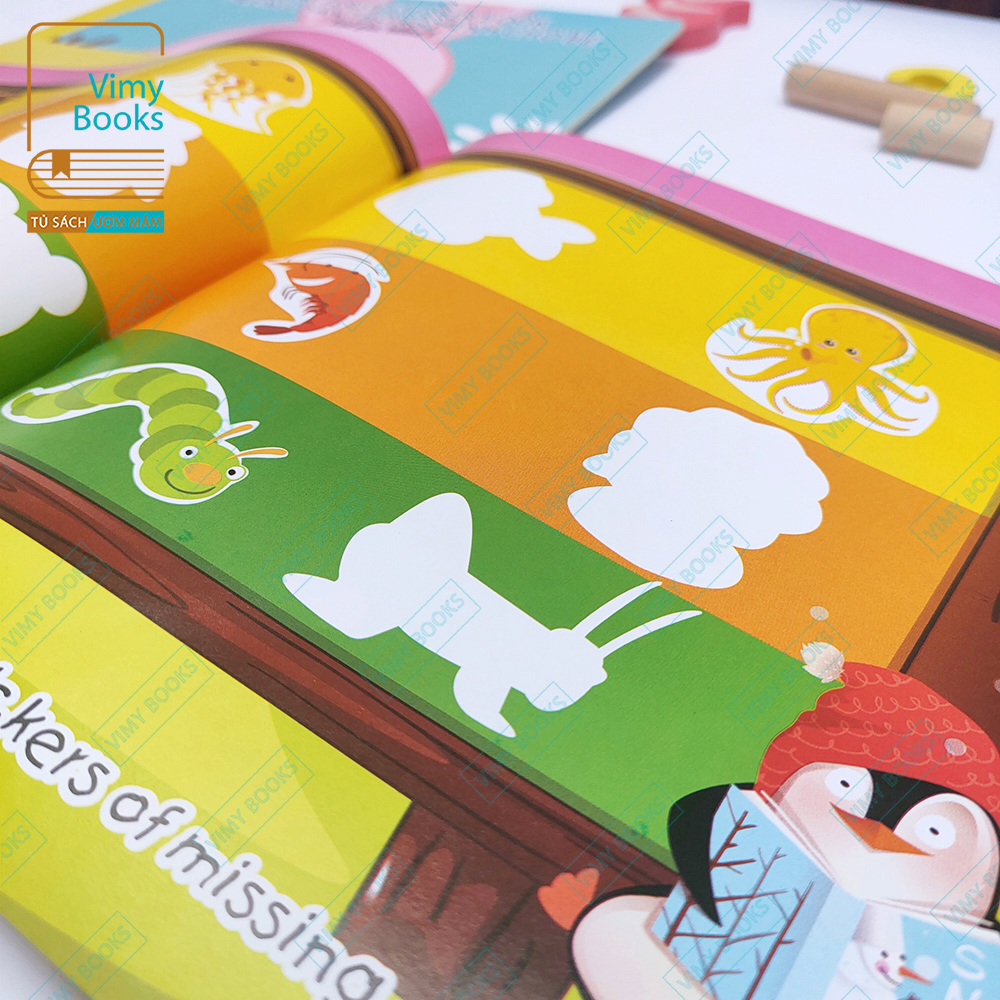 Sách - Miếng Dán Thông Minh Cho Bé - My First Sticker Book (Bộ 3 Cuốn)