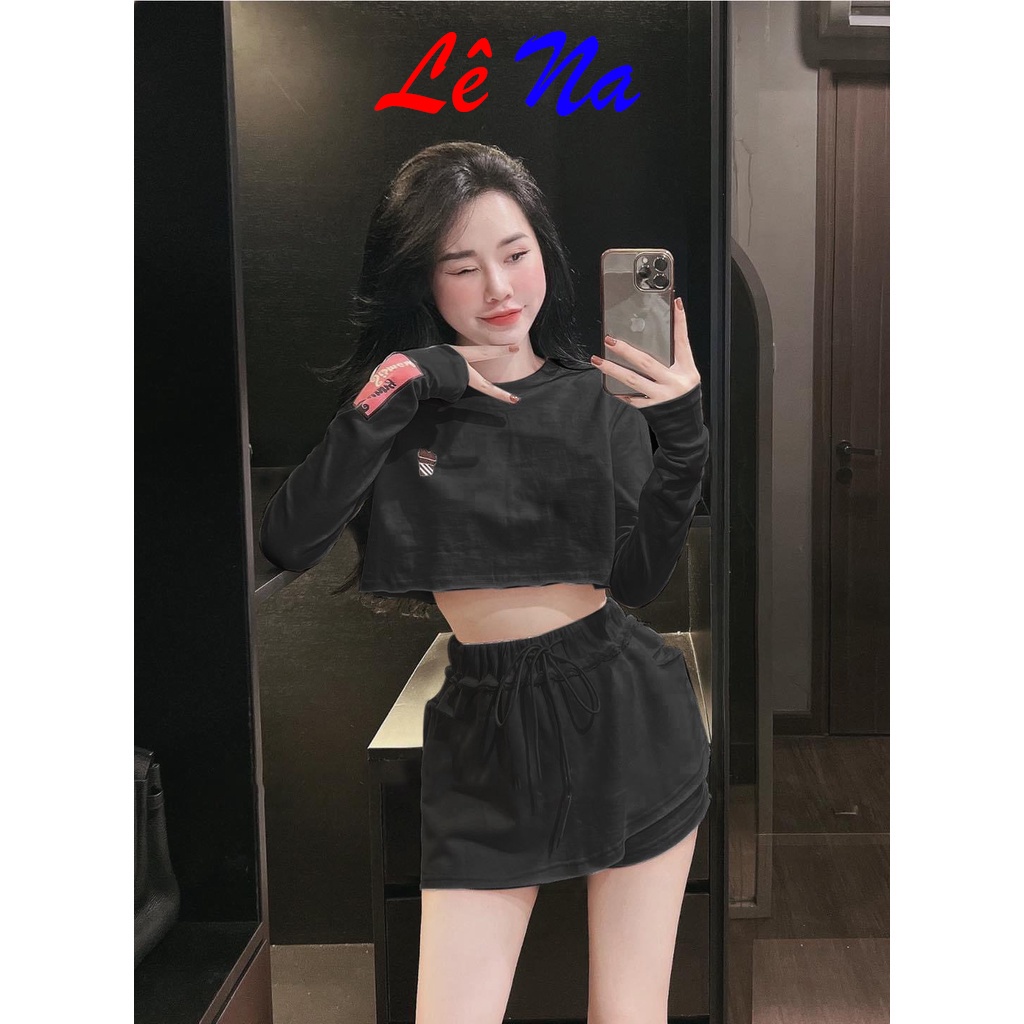 [Nhập LAZFASHION32 - giảm 60K] Set Đồ Áo Croptop Kèm Quần Váy SV36