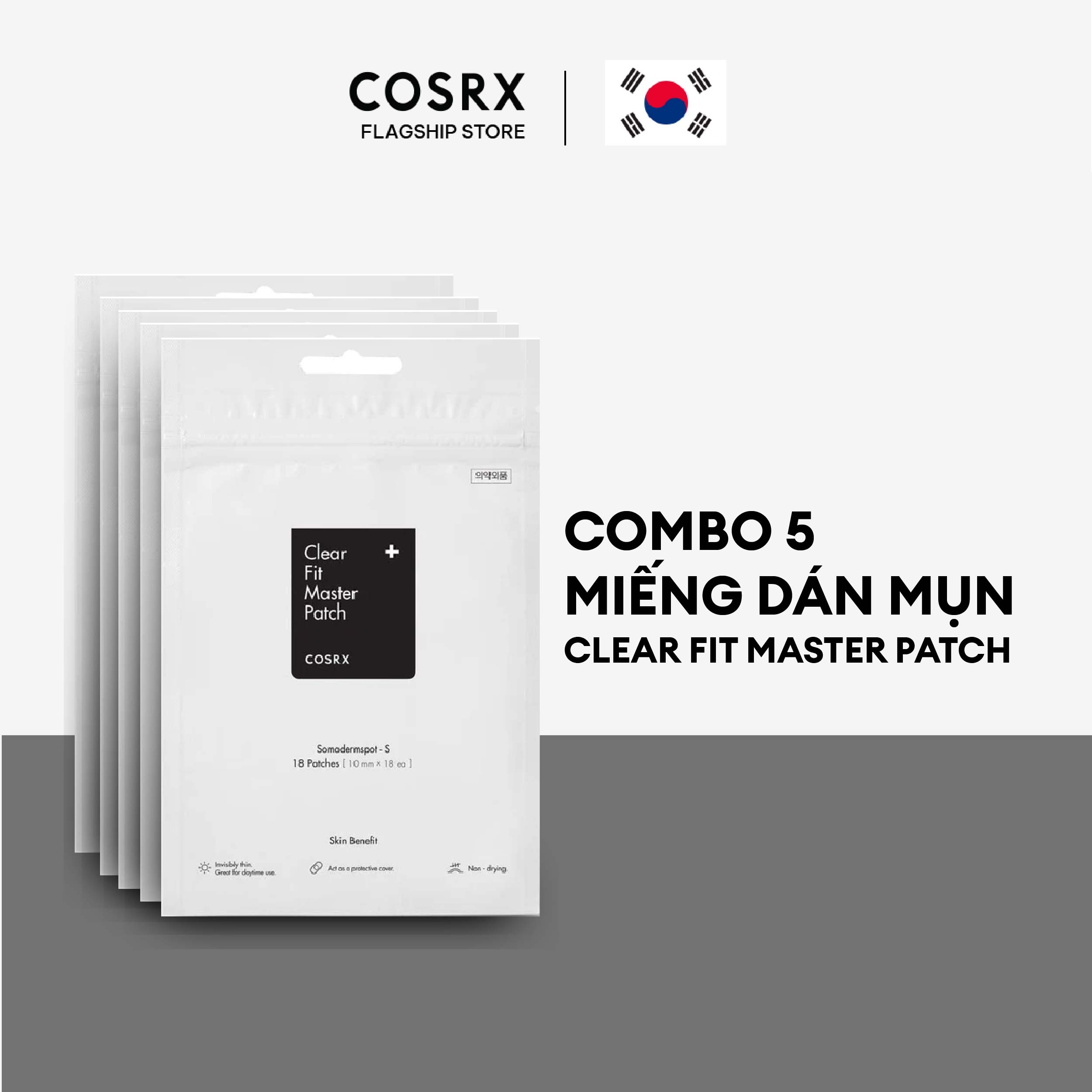 Miếng dán mụn COSRX Clear Fit Master Patch 18 miếng/gói