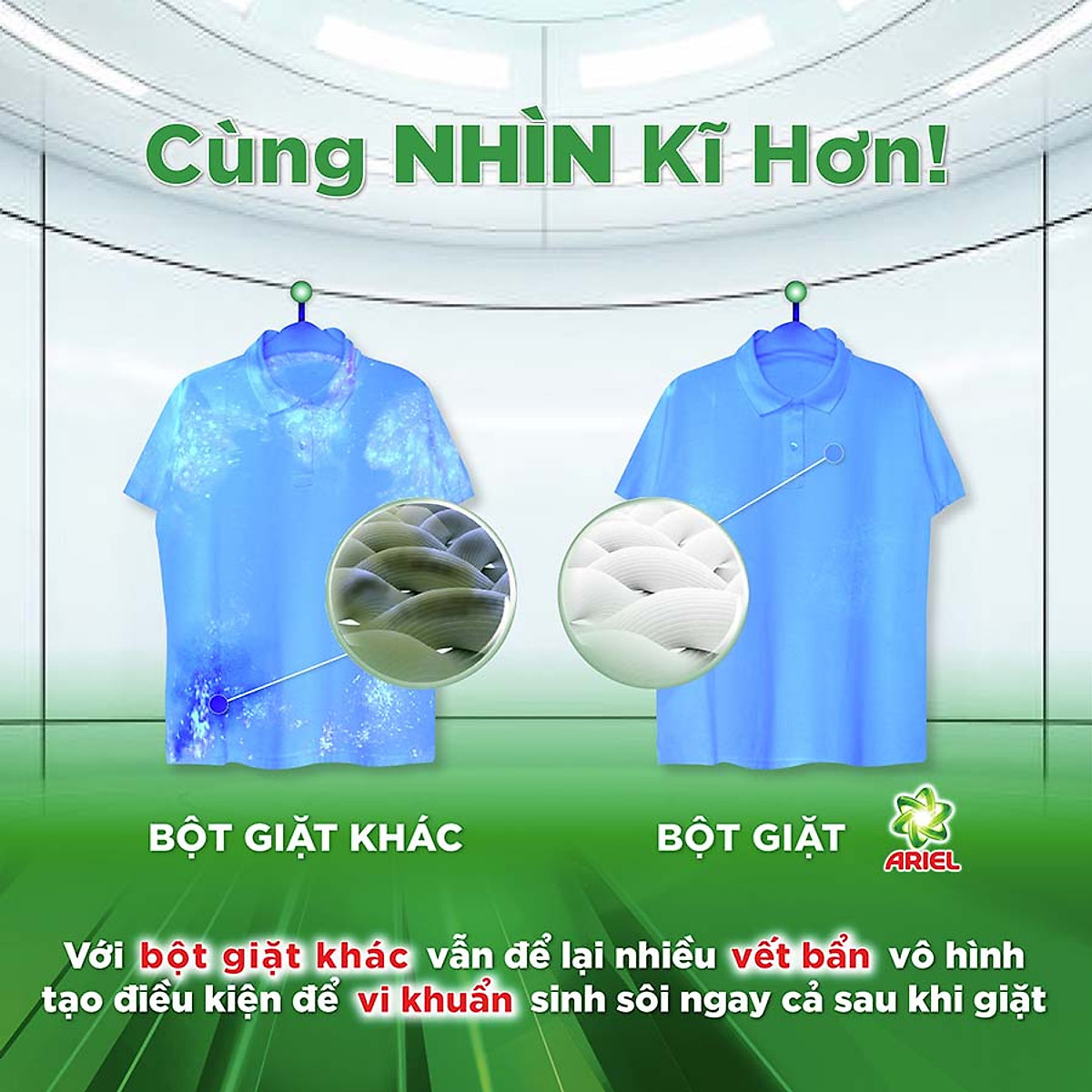 Bột giặt Ariel Hương Downy đam mê (Đỏ) 5kg
