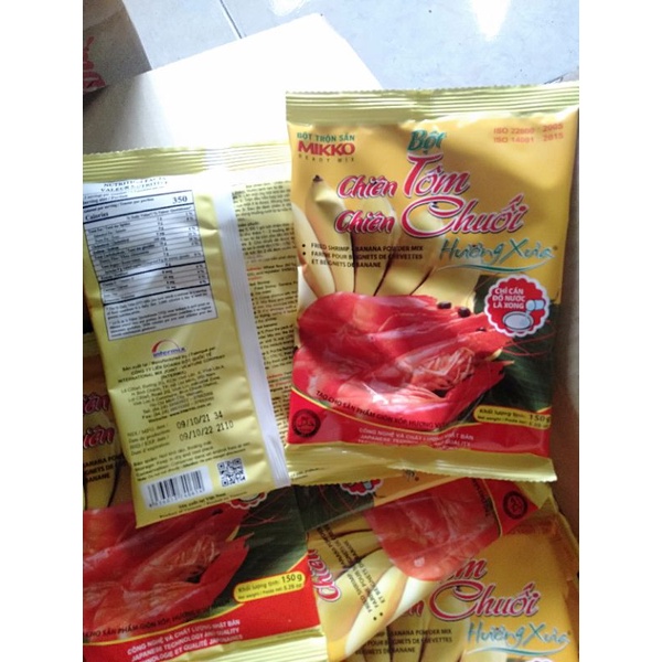 BỘT CHIÊN TÔM ,CHIÊN CHUỐI HƯƠNG XƯA( gói 150gram)
