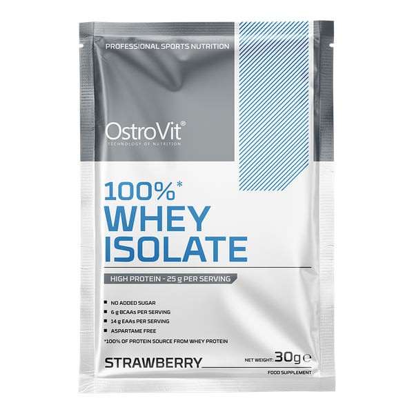 Sữa Bột Whey Protein Isolate OstroVit 30g/Gói, Set 5 Gói  Nhập khẩu Ba Lan