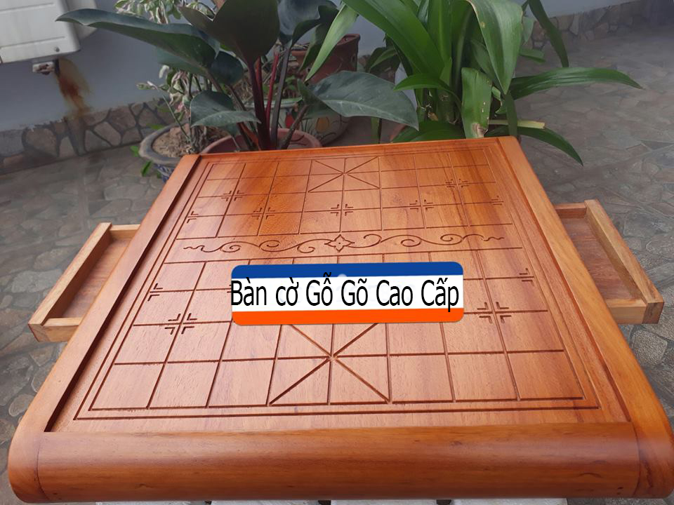 Bàn Cờ Tướng Cuốn Thư Cao Cấp 50x56 Cm