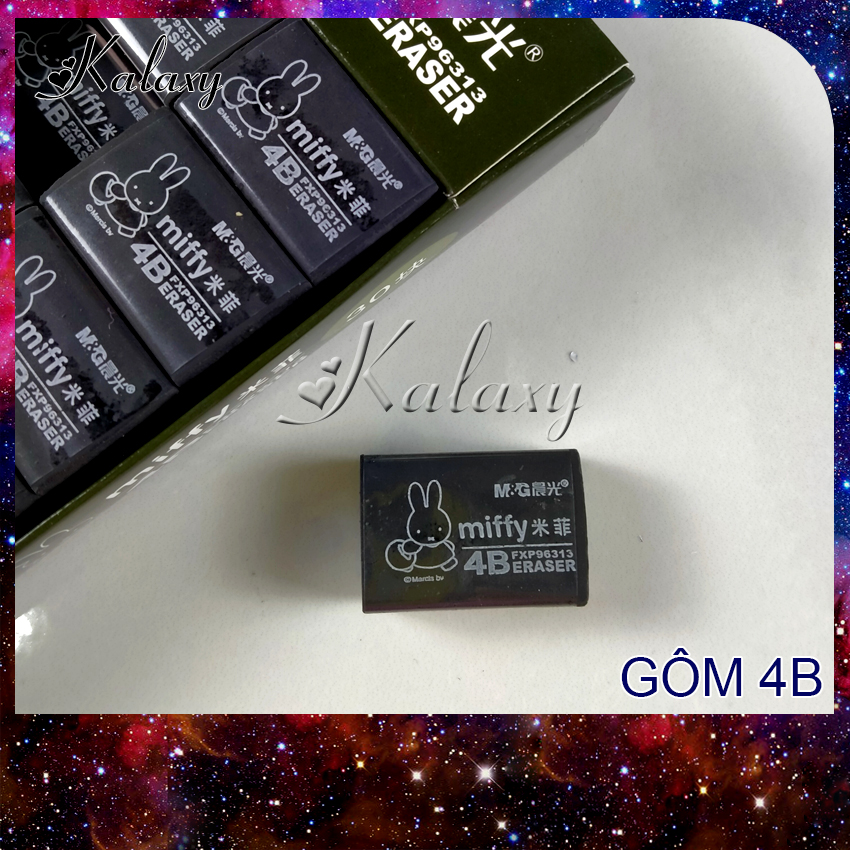 [GIARE] Gôm xóa 4B, gôm đen con thỏ, ảnh tự chụp