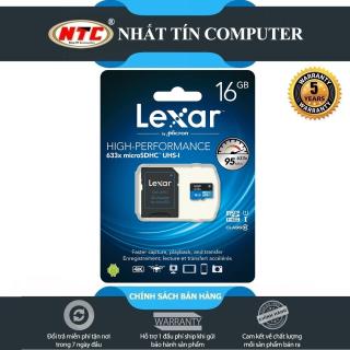 Thẻ nhớ MicroSDHC Lexar 16GB 633x UHS-I U1 95MB s kèm adapter (Xanh) - Nhất Tín Computer thumbnail