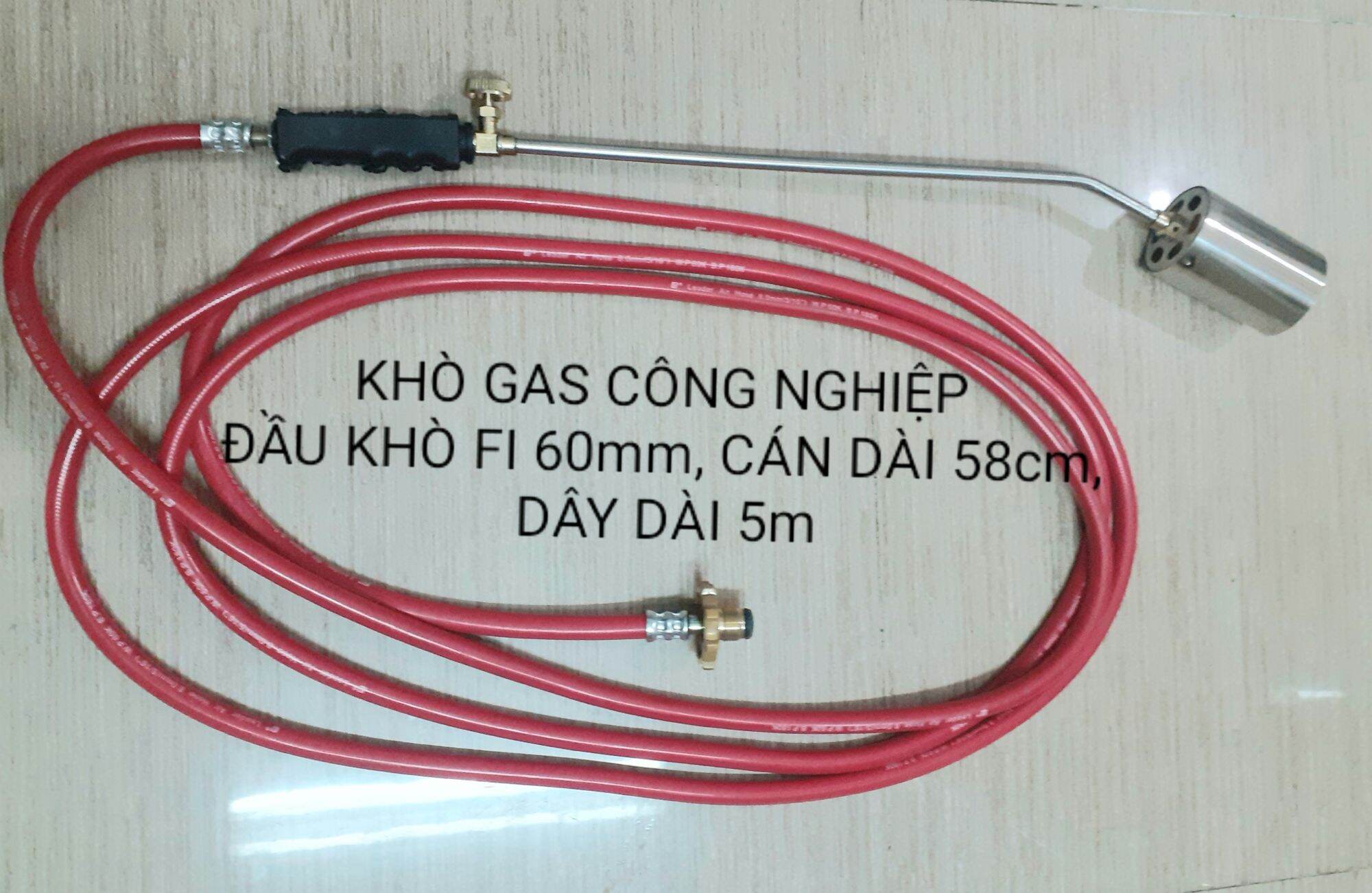 Đuốc khè dây 5m KOVIE đầu khò phi 60mm